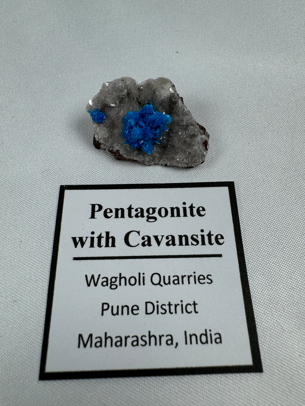 Pentagonite & Cavansite AA-#7
