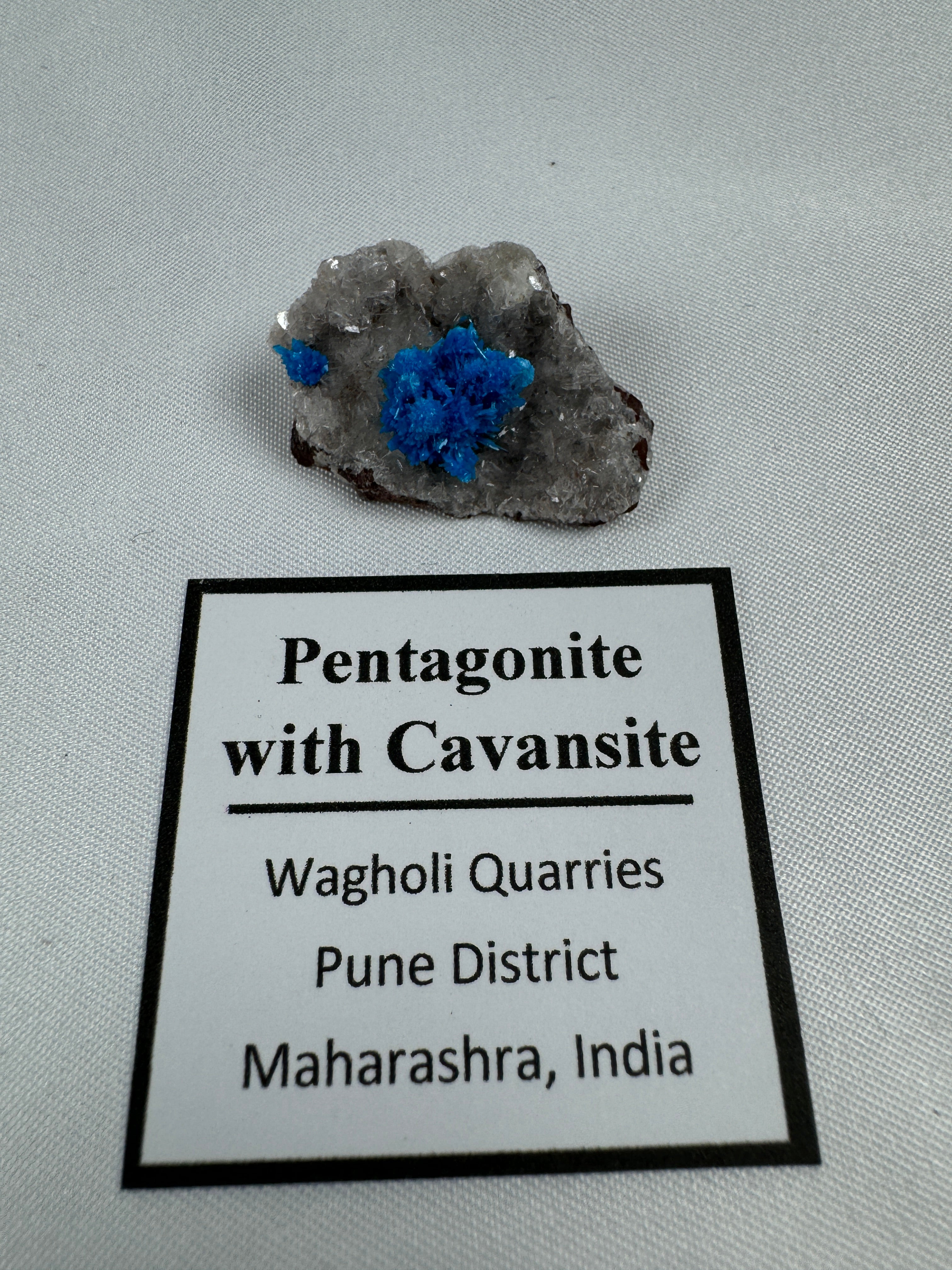Pentagonite & Cavansite AA-#7