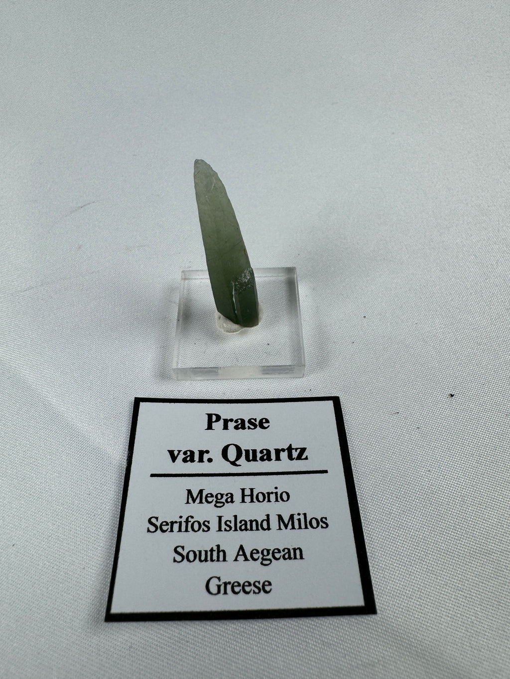 Prase var. Quartz AA-#4