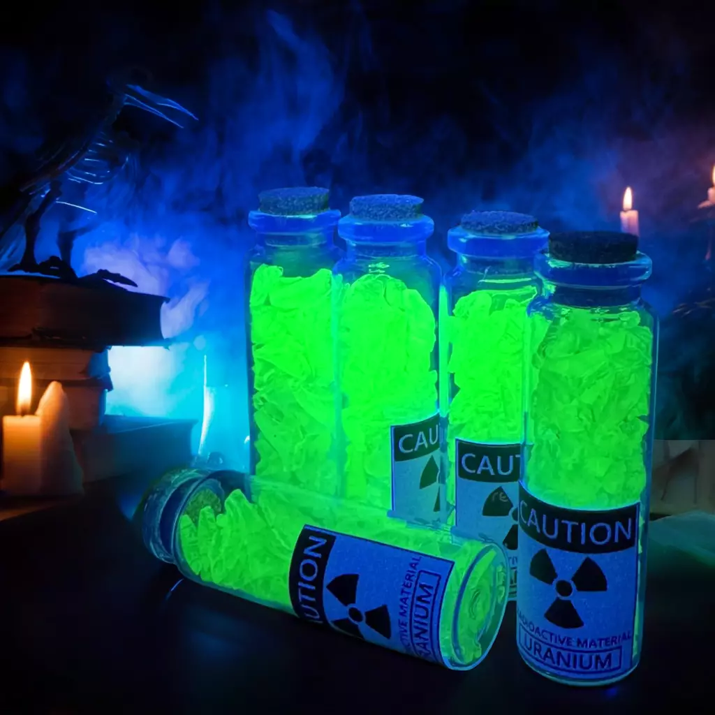 Uranium Glass Vial