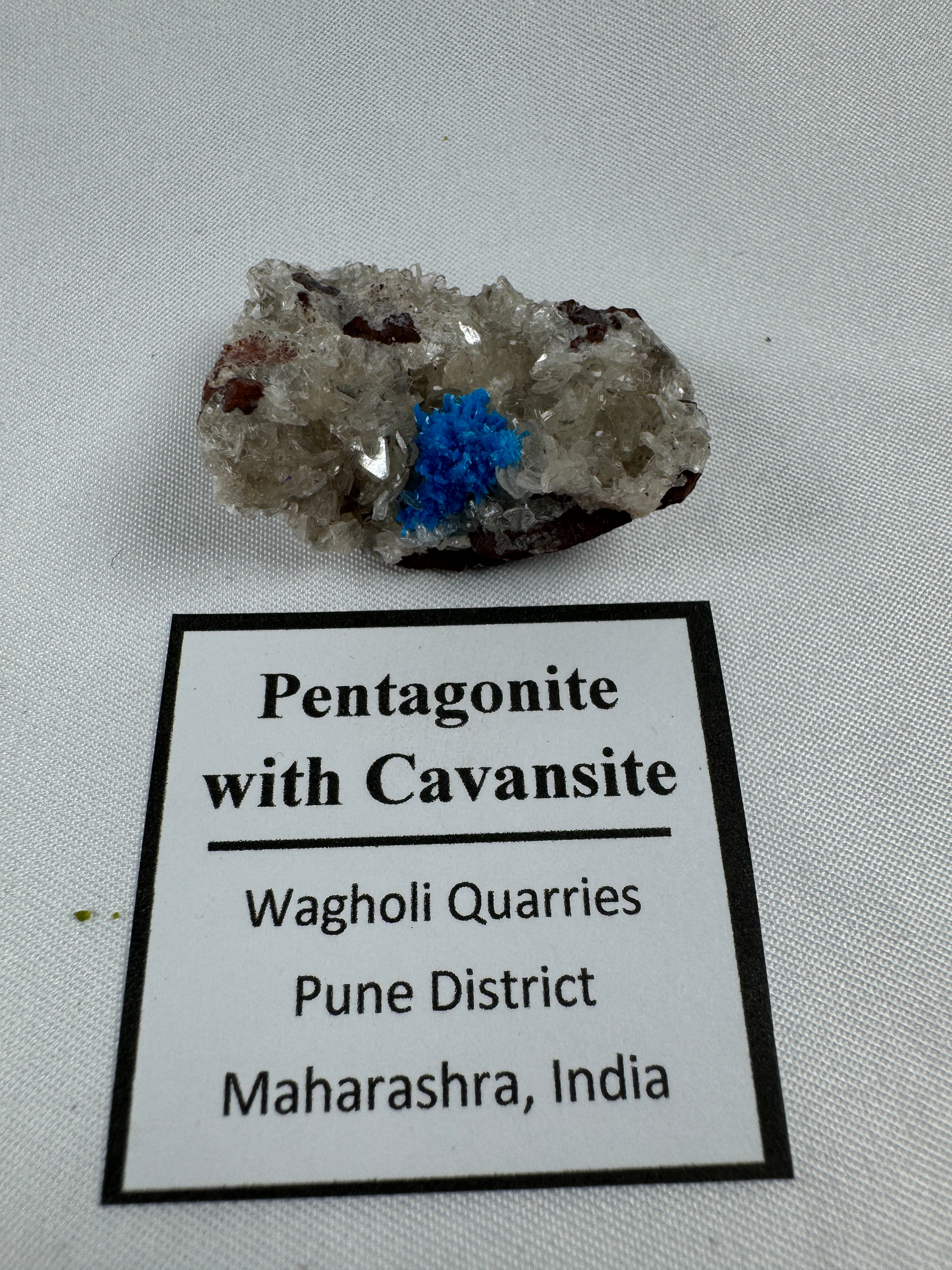 Pentagonite & Cavansite AA-#8
