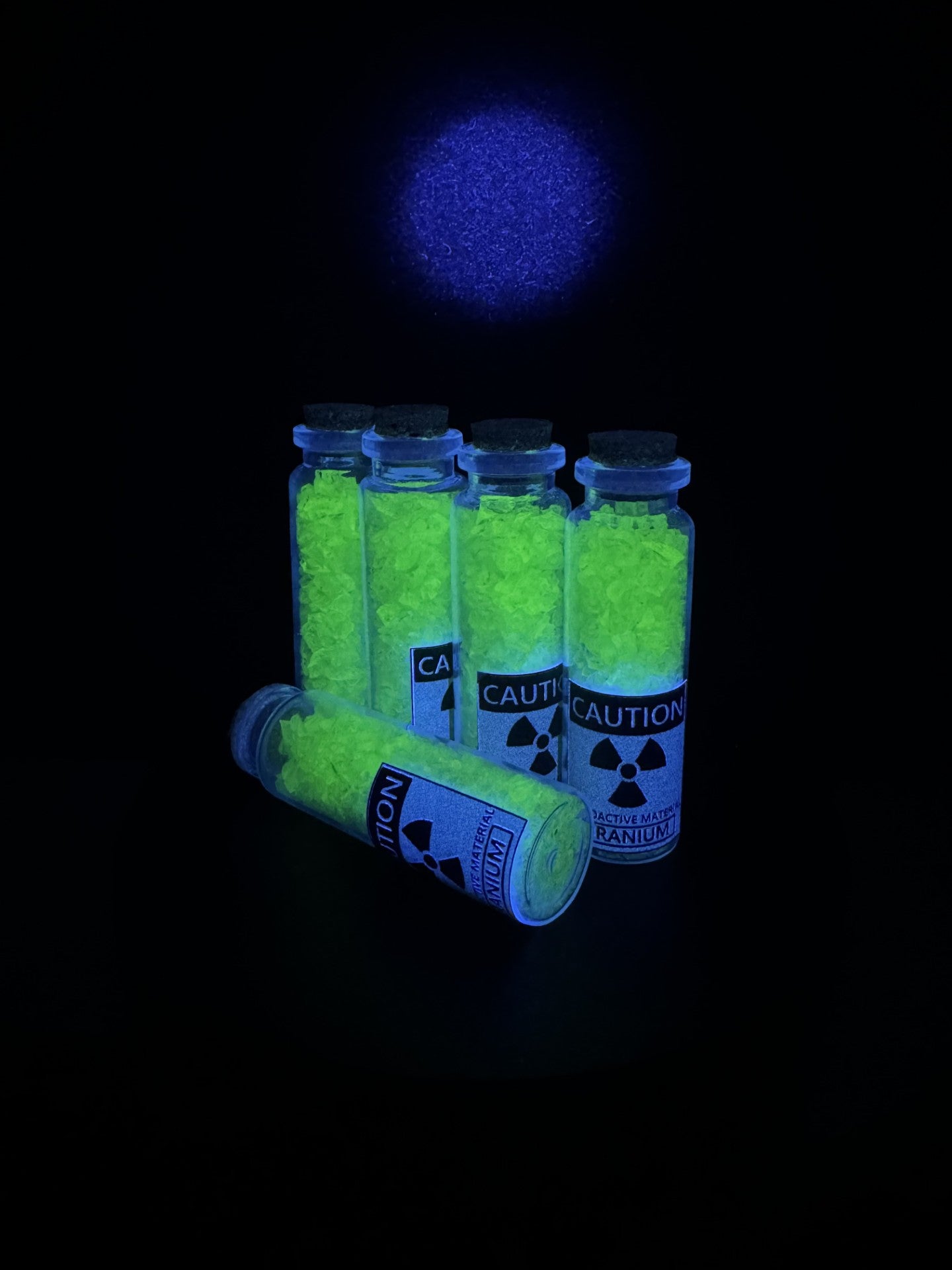 Uranium Glass Vial