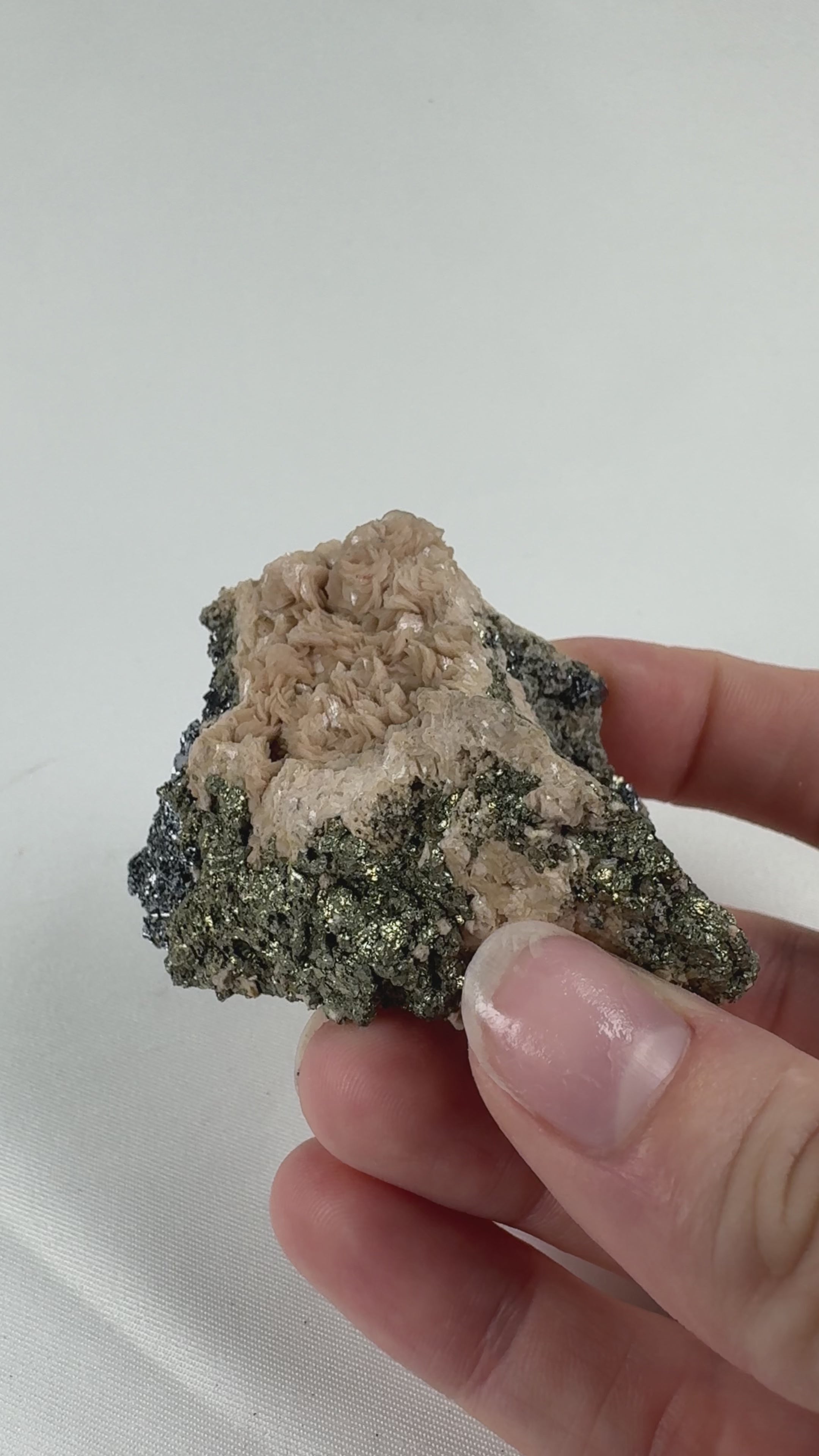 Rhodochrosite with Galena AA-#3